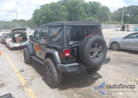 2020 Jeep Wrangler Unlimited Sport S 4X4 from USA, damaged, VIN 1C4HJXDG4LW280202